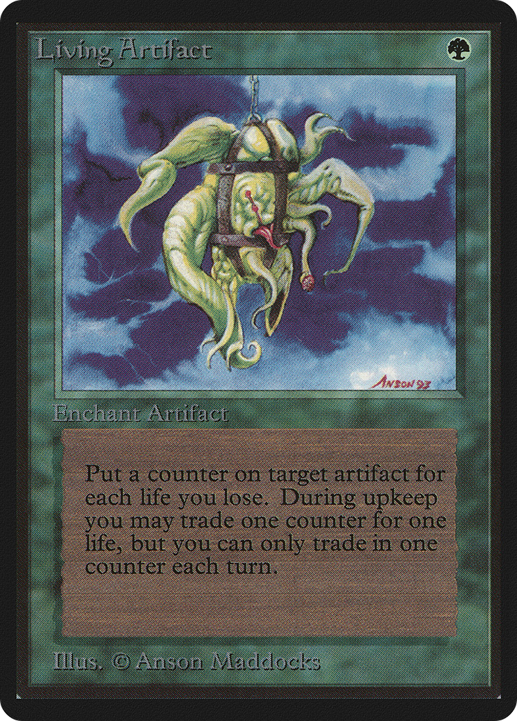 Living Artifact (LEB-209) - Limited Edition Beta - Premium MTG Single from Wizards of the Coast - Just $14.15! Shop now at Game Crave Tournament Store