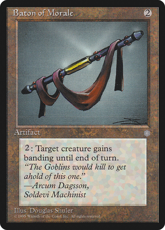 Baton of Morale (ICE-313) - Ice Age - Premium MTG Single from Wizards of the Coast - Just $0.38! Shop now at Game Crave Tournament Store