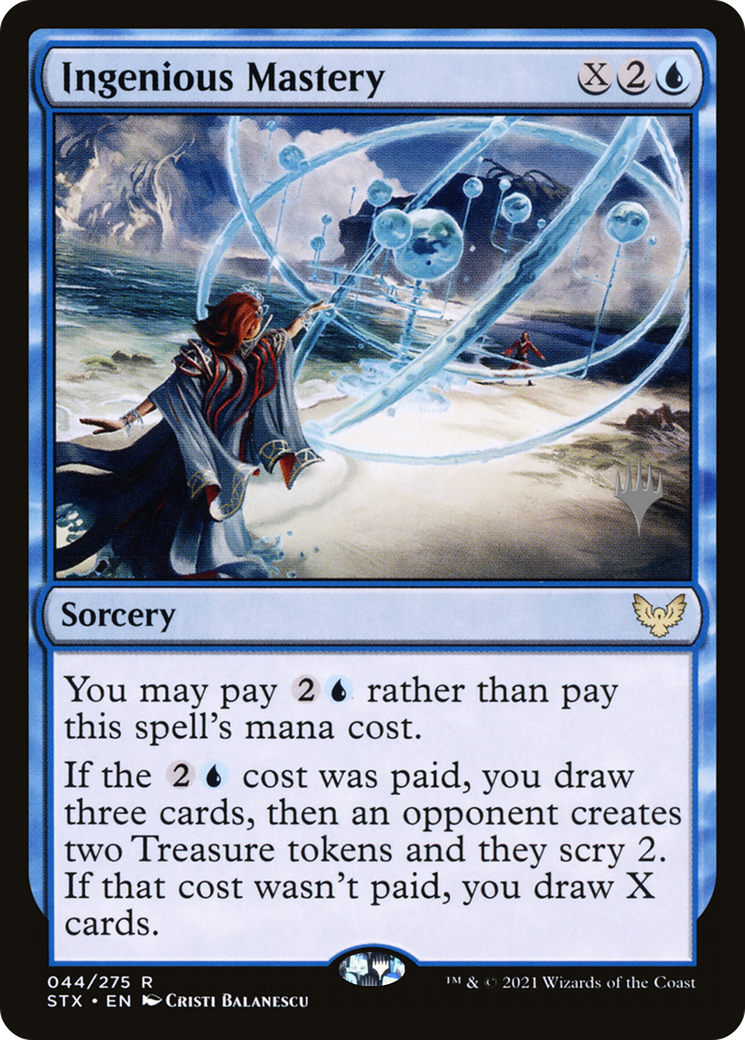 Ingenious Mastery (PSTX-44P) - Strixhaven: School of Mages Promos - Premium MTG Single from Wizards of the Coast - Just $0.26! Shop now at Game Crave Tournament Store