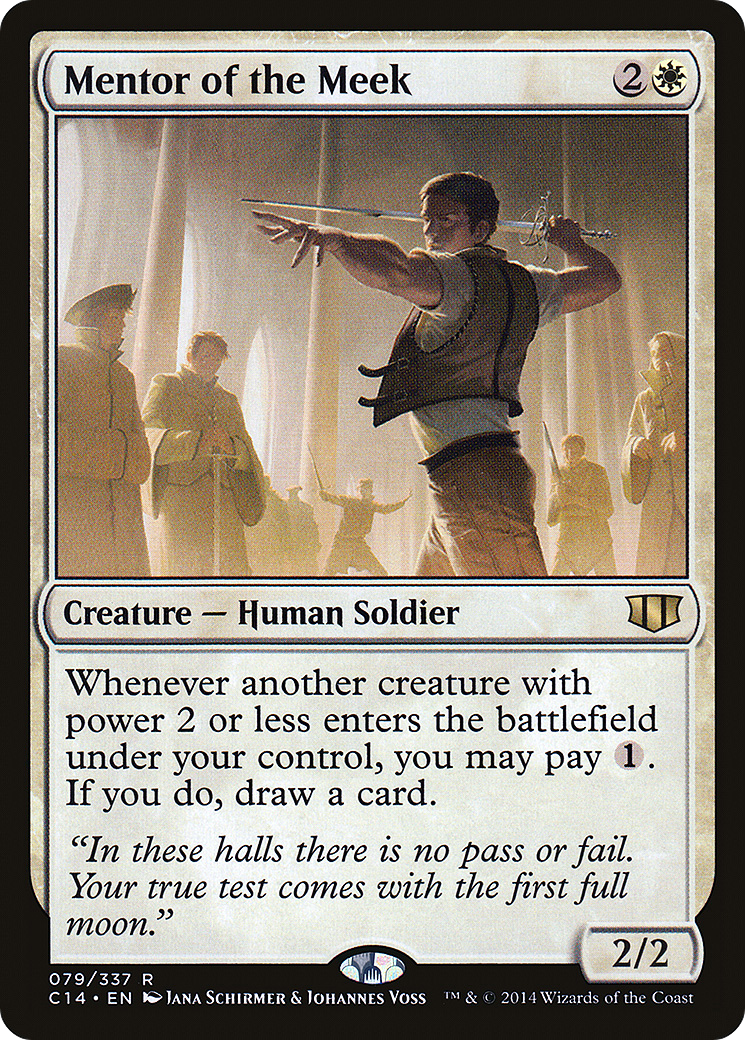 Mentor of the Meek (C14-079) - Commander 2014 - Premium MTG Single from Wizards of the Coast - Just $0.08! Shop now at Game Crave Tournament Store