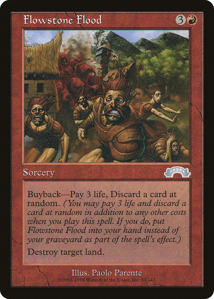 Flowstone Flood (EXO-083) - Exodus - Premium MTG Single from Wizards of the Coast - Just $0.08! Shop now at Game Crave Tournament Store