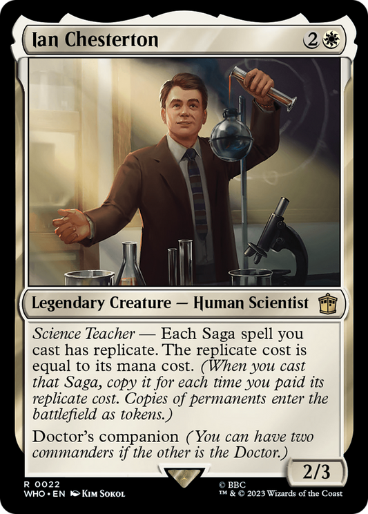 Ian Chesterton (WHO-022) - Doctor Who - Premium MTG Single from Wizards of the Coast - Just $0.08! Shop now at Game Crave Tournament Store
