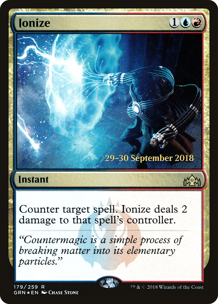Ionize (PGRN-179S) - Guilds of Ravnica Promos Foil - Premium MTG Single from Wizards of the Coast - Just $0.20! Shop now at Game Crave Tournament Store