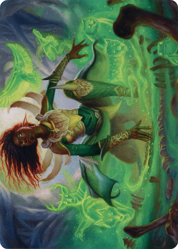 Fauna Shaman // Fauna Shaman (ABRO-024) - The Brothers' War Art Series (Borderless) - Premium MTG Single from Wizards of the Coast - Just $0! Shop now at Game Crave Tournament Store