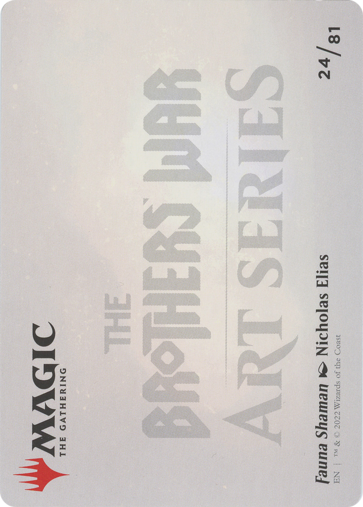 Fauna Shaman // Fauna Shaman (ABRO-024) - The Brothers' War Art Series (Borderless) - Premium MTG Single from Wizards of the Coast - Just $0! Shop now at Game Crave Tournament Store