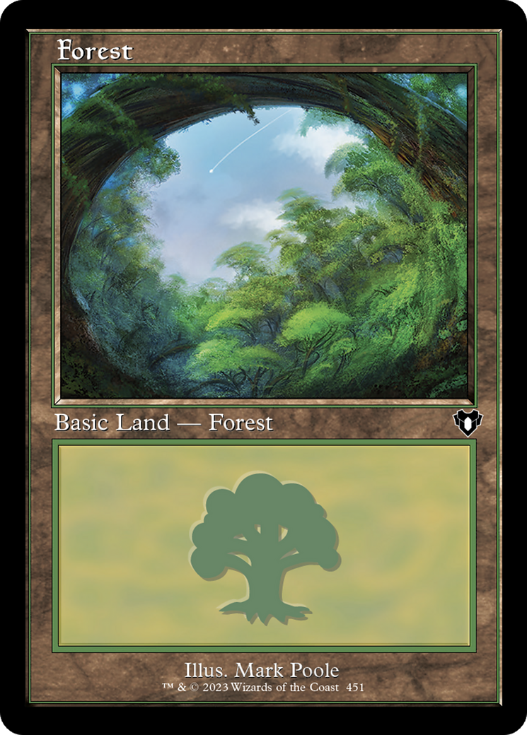 Forest (CMM-451) - Commander Masters - Premium MTG Single from Wizards of the Coast - Just $0.08! Shop now at Game Crave Tournament Store