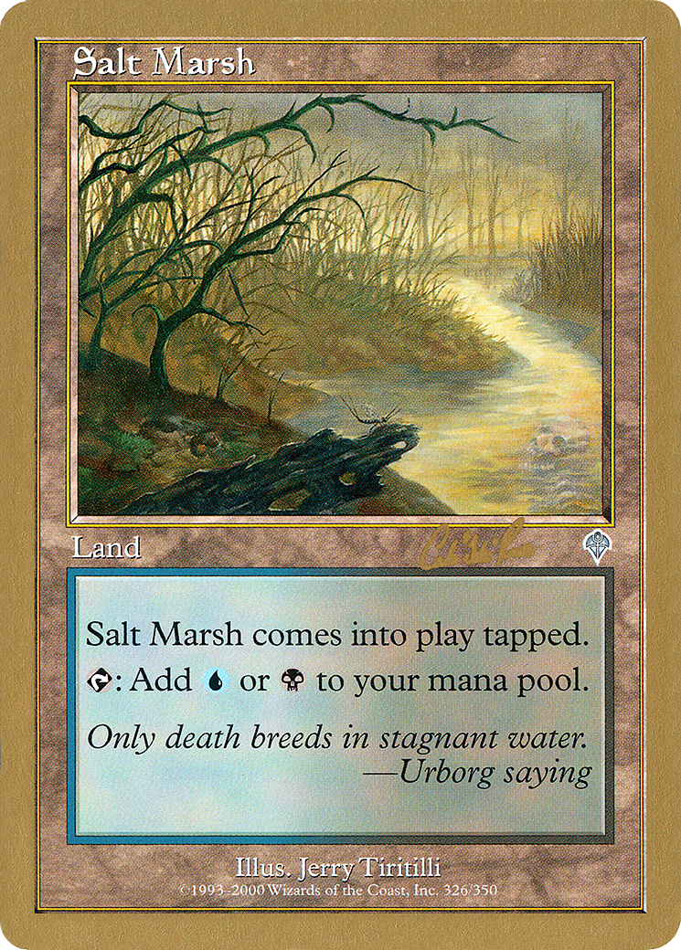 Salt Marsh (WC02-CR326) - World Championship Decks 2002 - Premium MTG Single from Wizards of the Coast - Just $0.11! Shop now at Game Crave Tournament Store