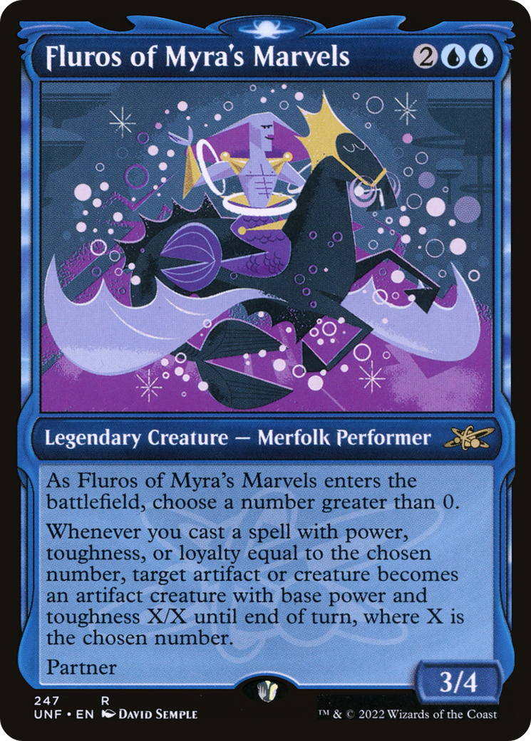 Fluros of Myra's Marvels (UNF-247) - Unfinity: (Showcase) Foil - Premium MTG Single from Wizards of the Coast - Just $0.25! Shop now at Game Crave Tournament Store
