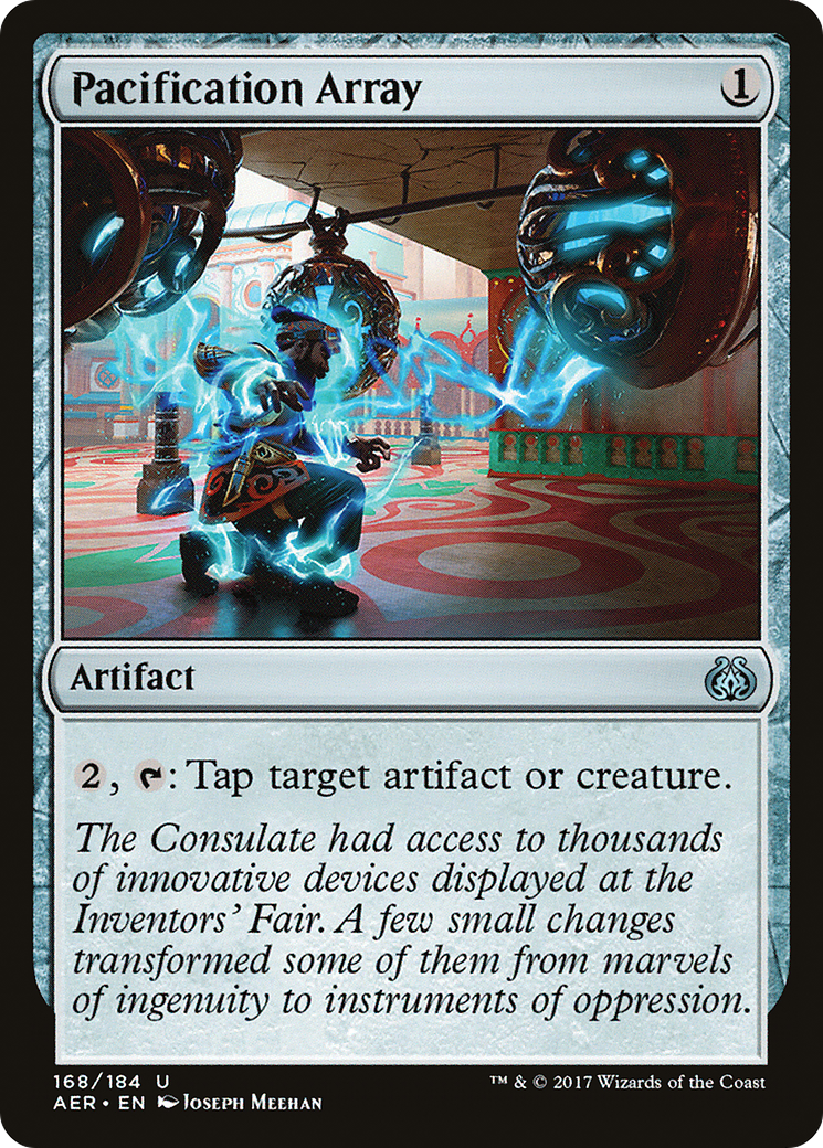 Pacification Array (AER-168) - Aether Revolt - Premium MTG Single from Wizards of the Coast - Just $0.08! Shop now at Game Crave Tournament Store