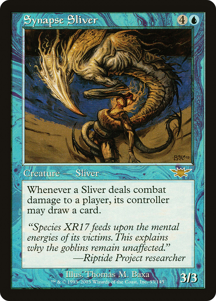 Synapse Sliver (LGN-053) - Legions - Premium MTG Single from Wizards of the Coast - Just $2.82! Shop now at Game Crave Tournament Store