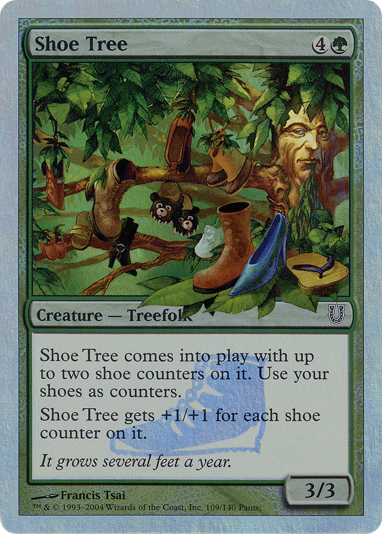 Shoe Tree (UNH-109★) - Unhinged Foil - Premium MTG Single from Wizards of the Coast - Just $1.98! Shop now at Game Crave Tournament Store