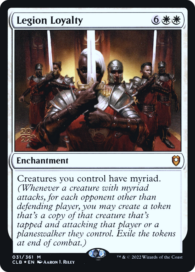 Legion Loyalty (PCLB-31S) - Battle for Baldur's Gate Promos Foil - Premium MTG Single from Wizards of the Coast - Just $1.01! Shop now at Game Crave Tournament Store