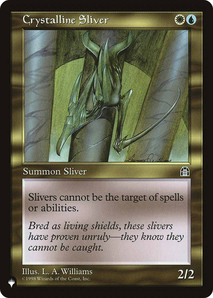 Crystalline Sliver (PLIST-204) - The List - Premium MTG Single from Wizards of the Coast - Just $0.30! Shop now at Game Crave Tournament Store