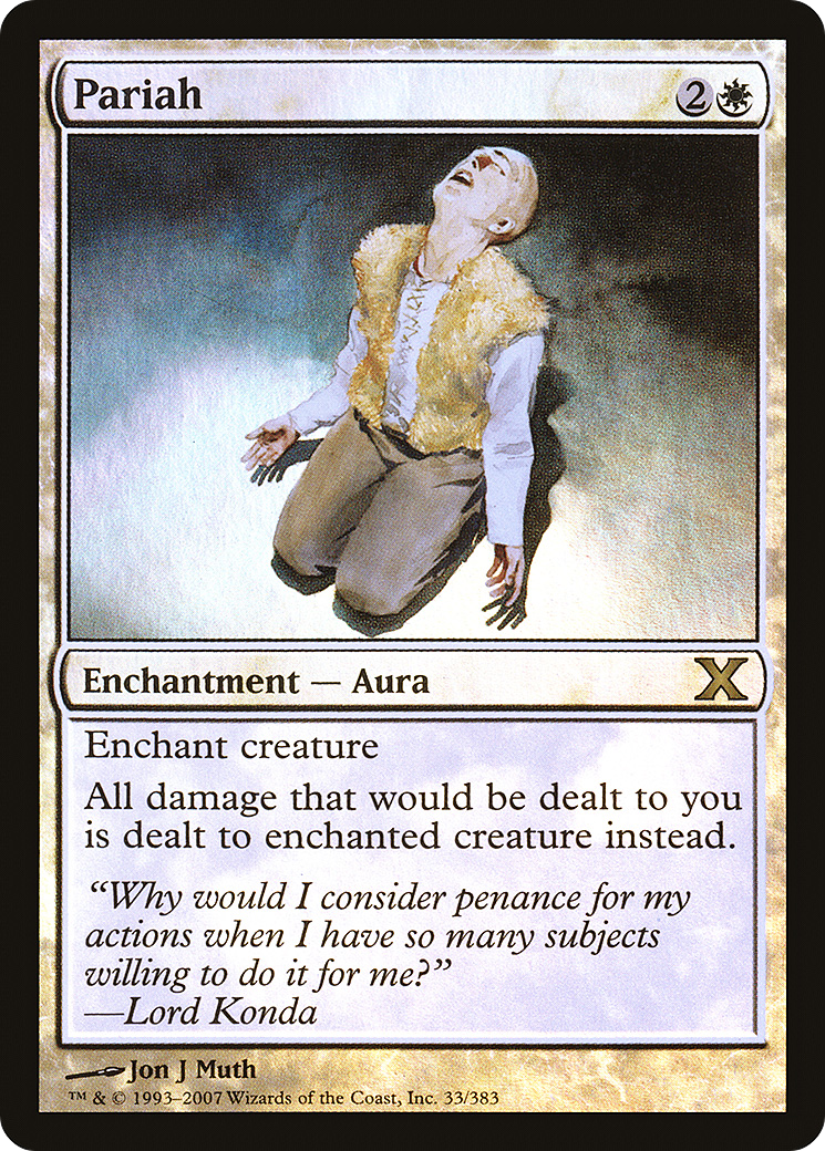 Pariah (10E-33★) - Tenth Edition Foil - Premium MTG Single from Wizards of the Coast - Just $1.38! Shop now at Game Crave Tournament Store