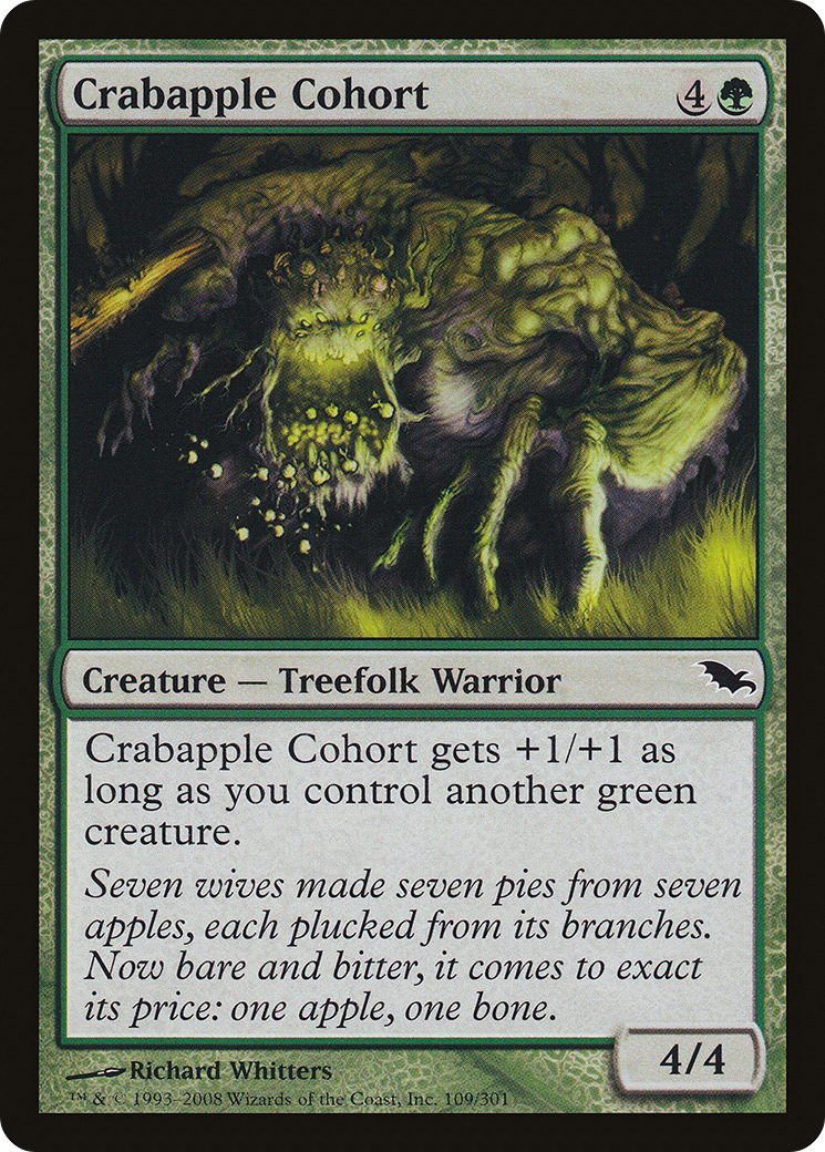 Crabapple Cohort (SHM-109) - Shadowmoor - Premium MTG Single from Wizards of the Coast - Just $0.25! Shop now at Game Crave Tournament Store
