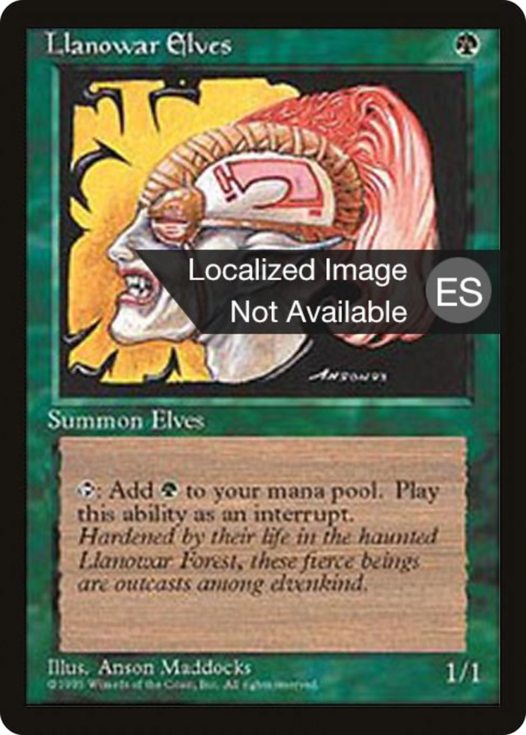 Llanowar Elves (4BB-261) - Fourth Edition Foreign Black Border - Premium MTG Single from Wizards of the Coast - Just $3.60! Shop now at Game Crave Tournament Store