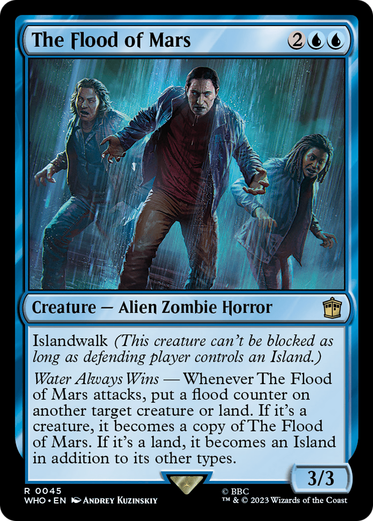 The Flood of Mars (WHO-045) - Doctor Who - Premium MTG Single from Wizards of the Coast - Just $0.08! Shop now at Game Crave Tournament Store