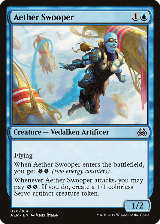 Aether Swooper (AER-026) - Aether Revolt - Premium MTG Single from Wizards of the Coast - Just $0.08! Shop now at Game Crave Tournament Store