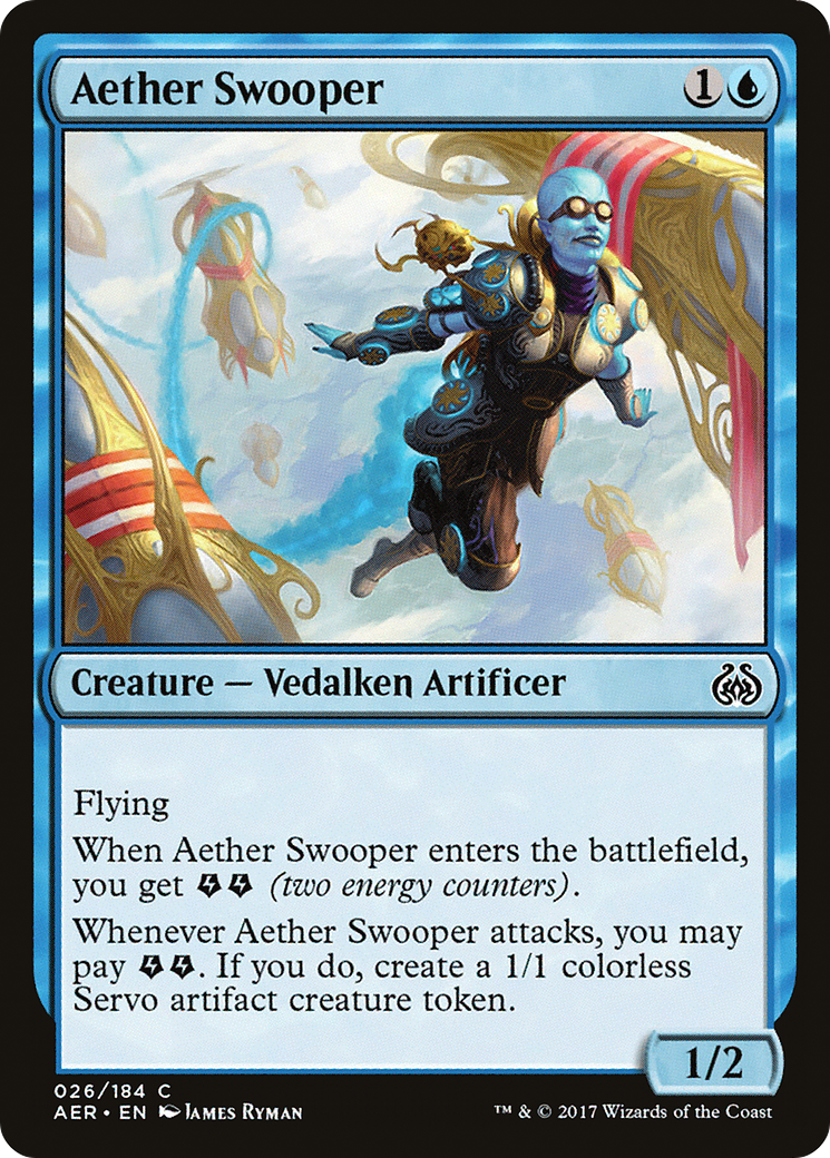 Aether Swooper (AER-026) - Aether Revolt Foil - Premium MTG Single from Wizards of the Coast - Just $0.08! Shop now at Game Crave Tournament Store