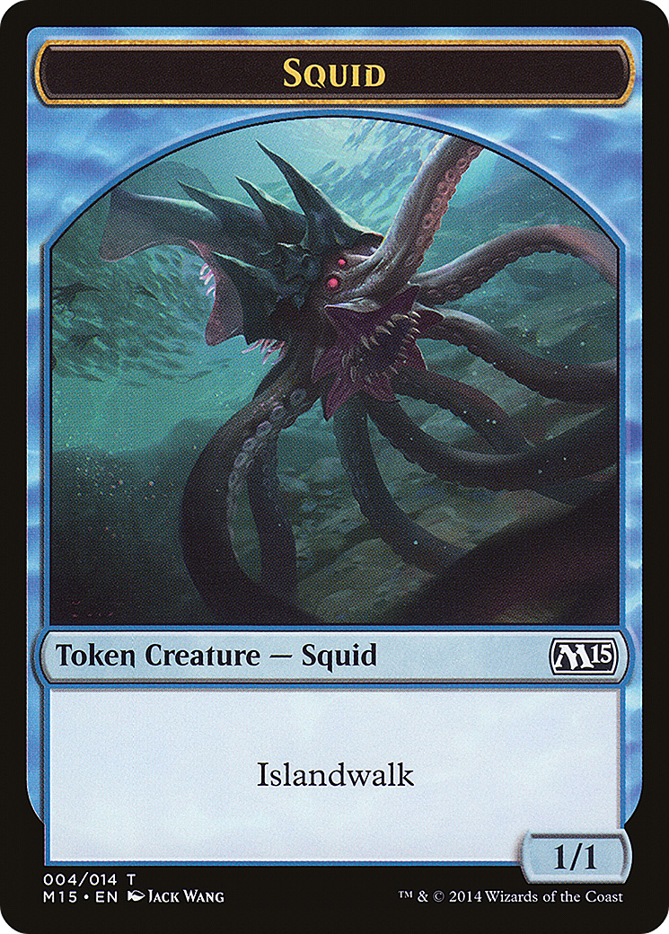 Squid (TM15-004) - Magic 2015 Tokens - Premium MTG Single from Wizards of the Coast - Just $0.18! Shop now at Game Crave Tournament Store