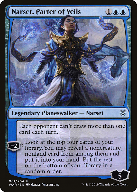 Narset, Parter of Veils (WAR-061) - War of the Spark - Premium MTG Single from Wizards of the Coast - Just $0.08! Shop now at Game Crave Tournament Store