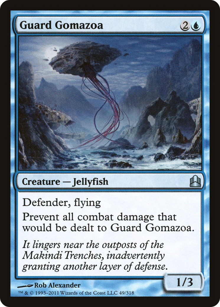 Guard Gomazoa (CMD-049) - Commander 2011 - Premium MTG Single from Wizards of the Coast - Just $0.20! Shop now at Game Crave Tournament Store