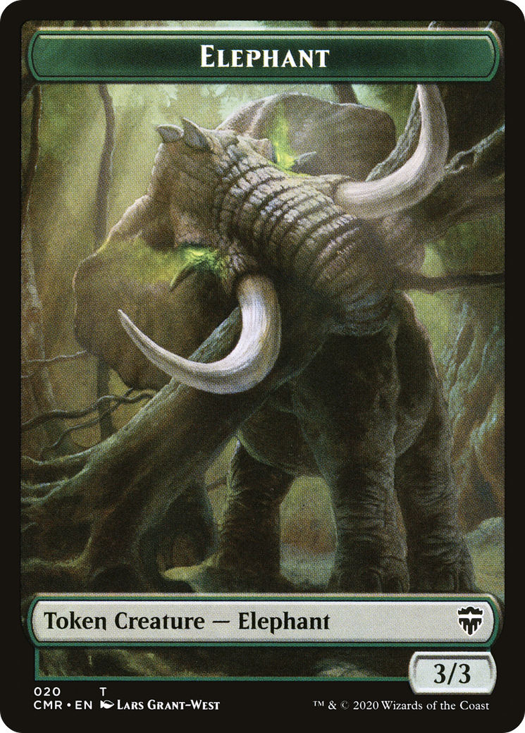 Elephant (TCMR-020) - Commander Legends Tokens - Premium MTG Single from Wizards of the Coast - Just $0! Shop now at Game Crave Tournament Store