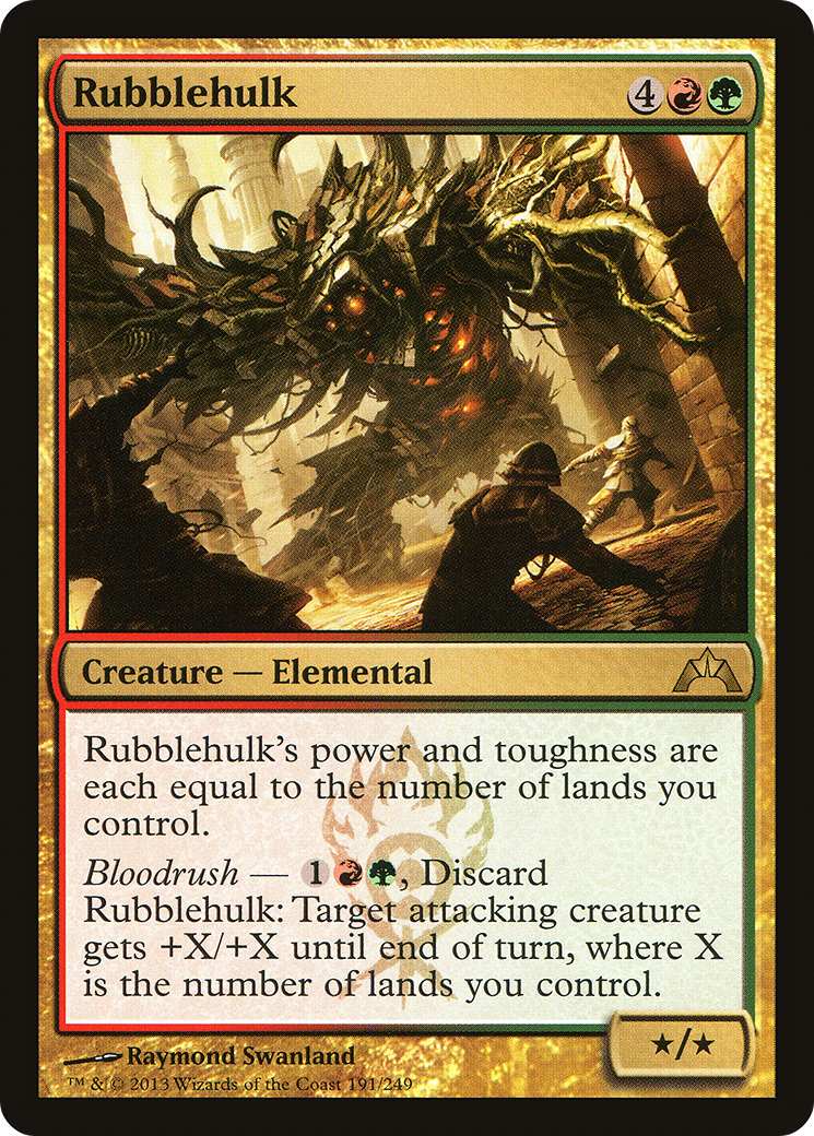 Rubblehulk (GTC-191) - Gatecrash Foil - Premium MTG Single from Wizards of the Coast - Just $0.10! Shop now at Game Crave Tournament Store