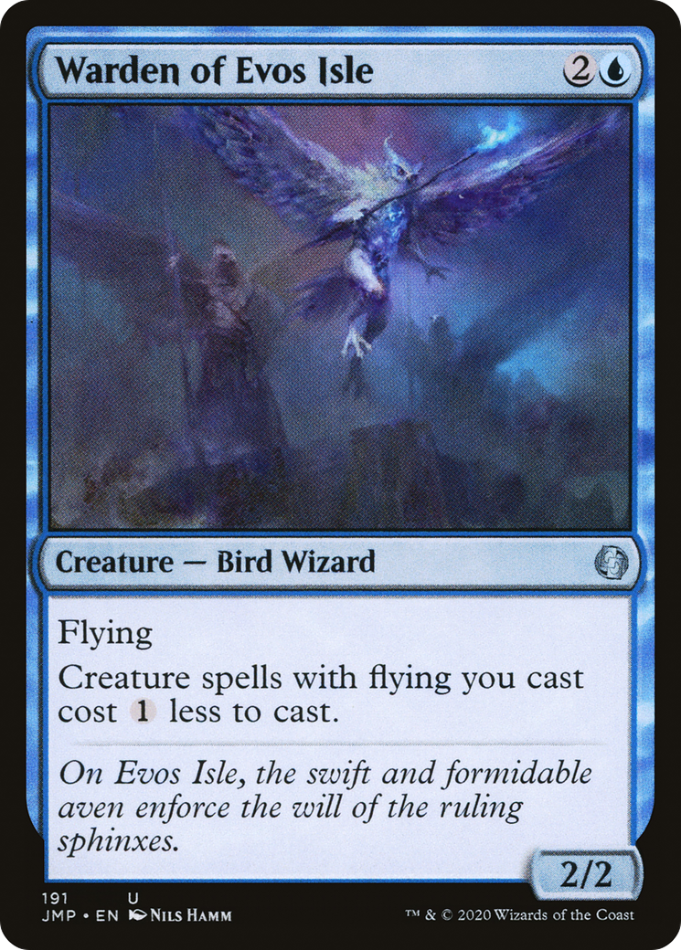 Warden of Evos Isle (JMP-191) - Jumpstart - Premium MTG Single from Wizards of the Coast - Just $0.25! Shop now at Game Crave Tournament Store
