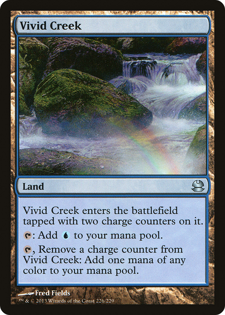 Vivid Creek (MMA-226) - Modern Masters - Premium MTG Single from Wizards of the Coast - Just $0.24! Shop now at Game Crave Tournament Store