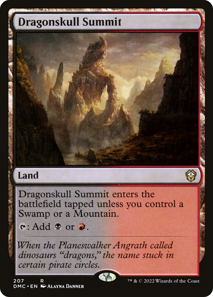 Dragonskull Summit (DMC-207) - Dominaria United Commander - Premium MTG Single from Wizards of the Coast - Just $1.13! Shop now at Game Crave Tournament Store