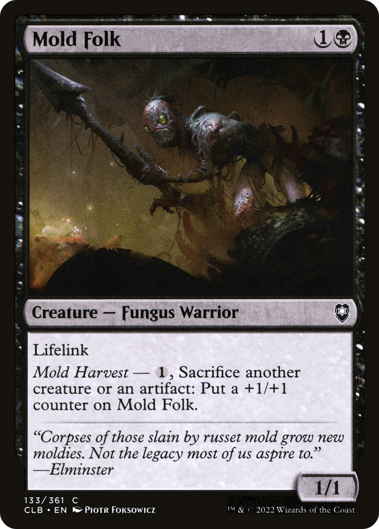 Mold Folk (CLB-133) - Commander Legends: Battle for Baldur's Gate - Premium MTG Single from Wizards of the Coast - Just $0.25! Shop now at Game Crave Tournament Store