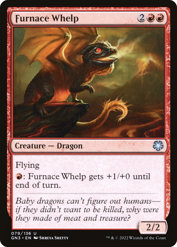 Furnace Whelp (GN3-079) - Game Night: Free-for-All - Premium MTG Single from Wizards of the Coast - Just $0.08! Shop now at Game Crave Tournament Store