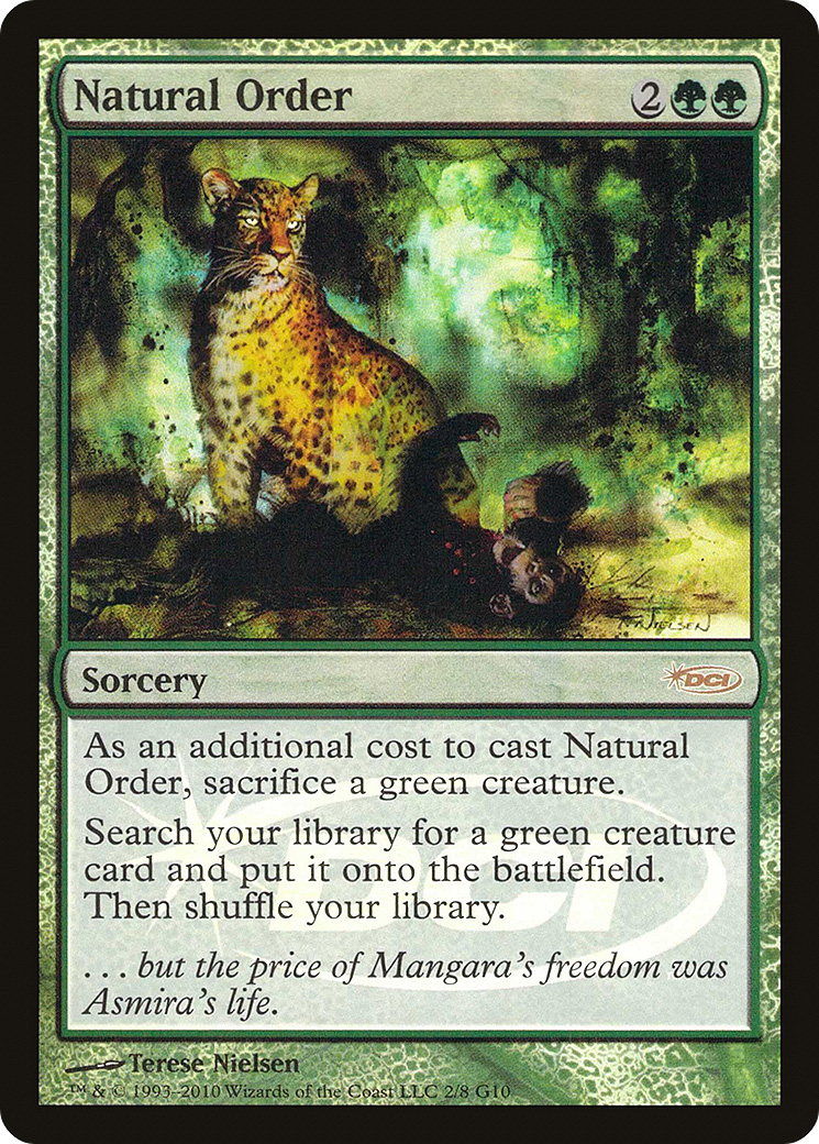 Natural Order (G10-002) - Judge Gift Cards 2010 Foil - Premium MTG Single from Wizards of the Coast - Just $54.55! Shop now at Game Crave Tournament Store