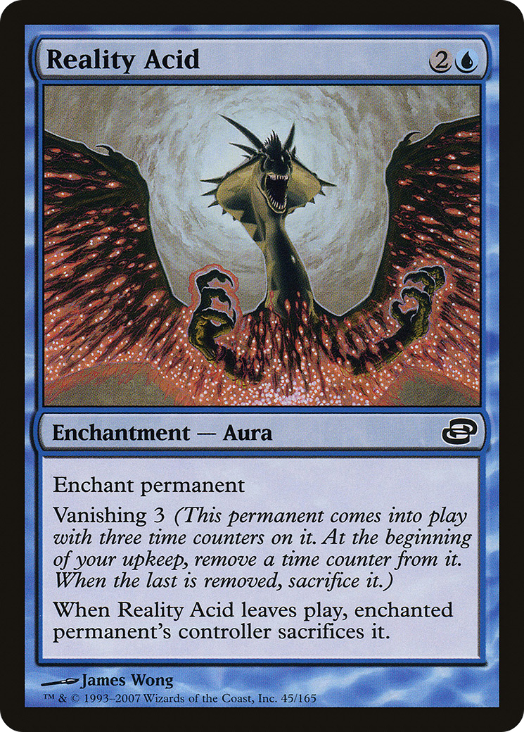 Reality Acid (PLC-045) - Planar Chaos Foil - Premium MTG Single from Wizards of the Coast - Just $2.88! Shop now at Game Crave Tournament Store