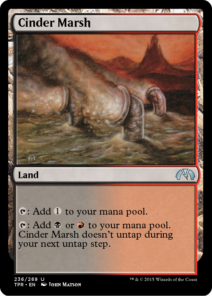 Cinder Marsh (TPR-236) - Tempest Remastered - Premium MTG Single from Wizards of the Coast - Just $0! Shop now at Game Crave Tournament Store