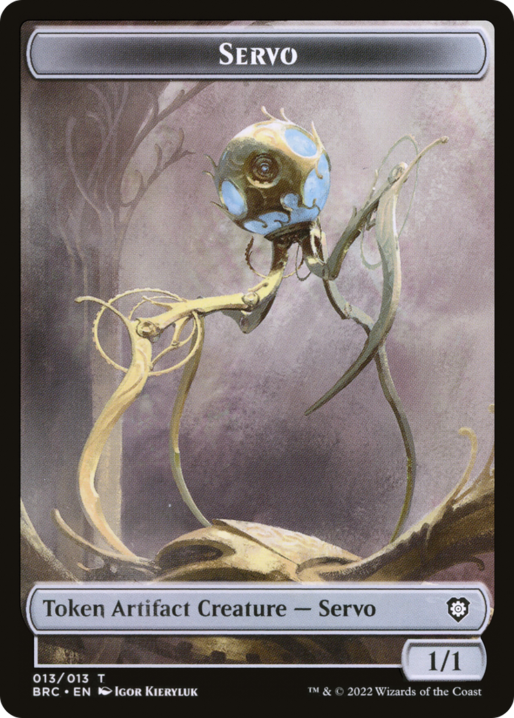 Servo (TBRC-013) - The Brothers' War Commander Tokens - Premium MTG Single from Wizards of the Coast - Just $0! Shop now at Game Crave Tournament Store