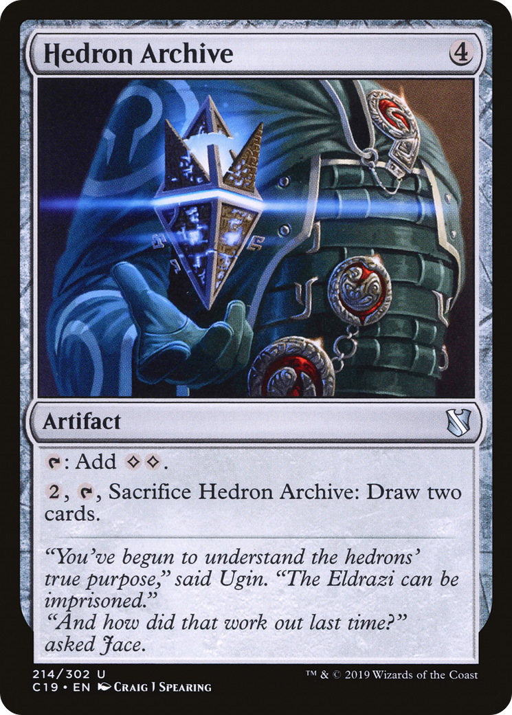 Hedron Archive (C19-214) - Commander 2019 - Premium MTG Single from Wizards of the Coast - Just $0.08! Shop now at Game Crave Tournament Store