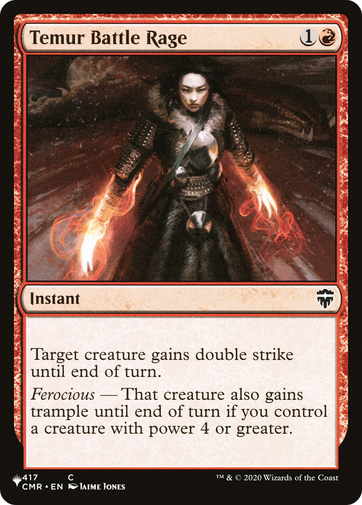 Temur Battle Rage (PHED-037) - Heads I Win, Tails You Lose - Premium MTG Single from Wizards of the Coast - Just $0.08! Shop now at Game Crave Tournament Store