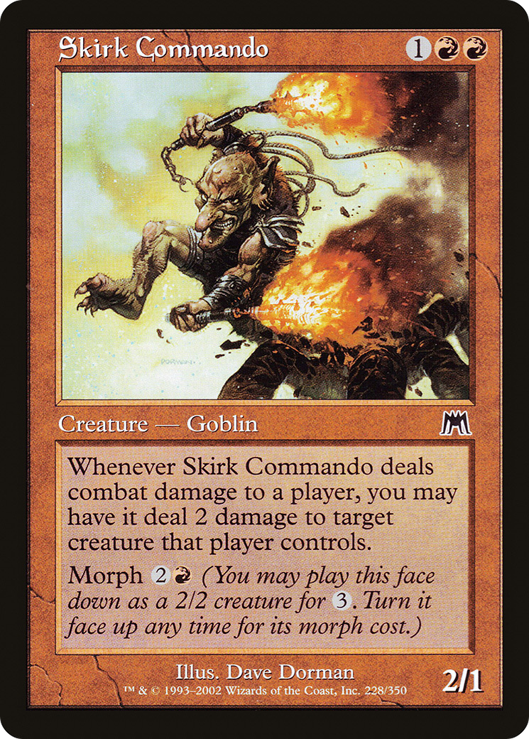 Skirk Commando (ONS-228) - Onslaught - Premium MTG Single from Wizards of the Coast - Just $0.08! Shop now at Game Crave Tournament Store