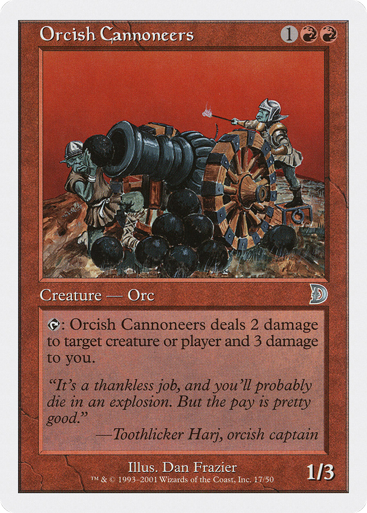 Orcish Cannoneers (DKM-017) - Deckmasters - Premium MTG Single from Wizards of the Coast - Just $0.08! Shop now at Game Crave Tournament Store