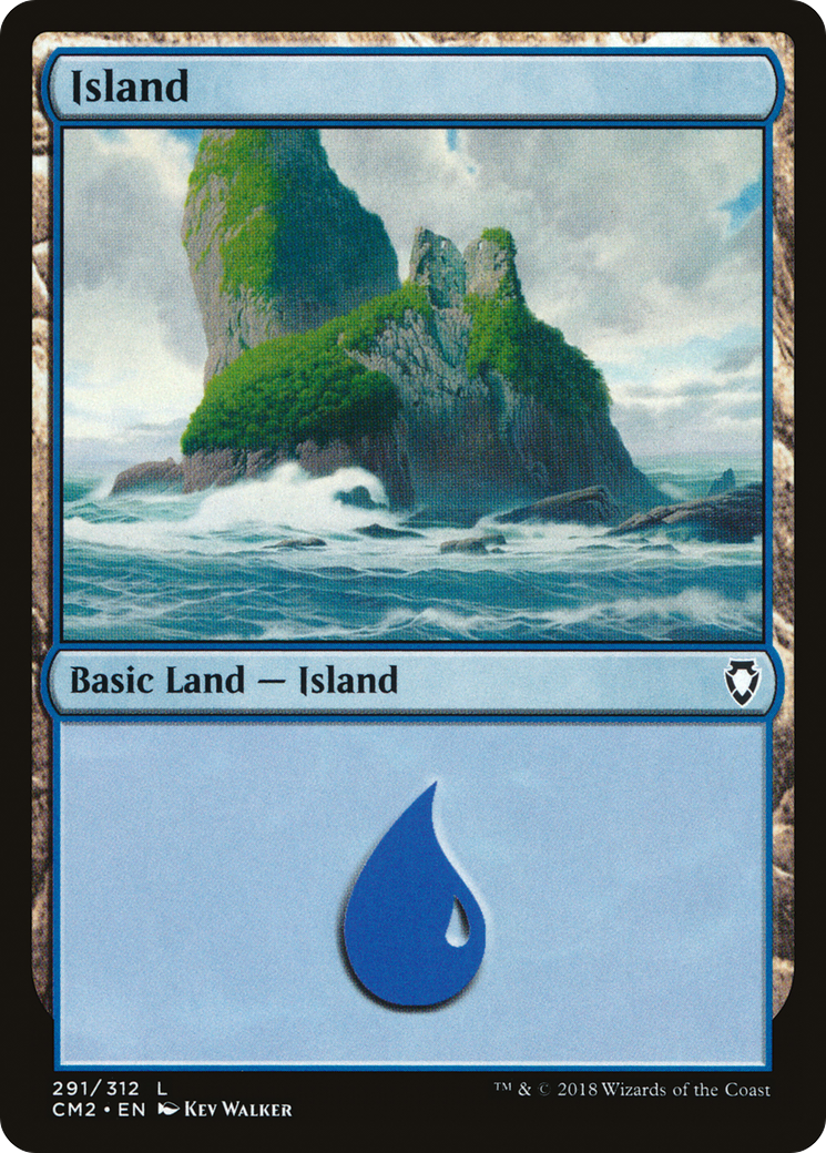 Island (CM2-291) - Commander Anthology Volume II - Premium MTG Single from Wizards of the Coast - Just $0.08! Shop now at Game Crave Tournament Store