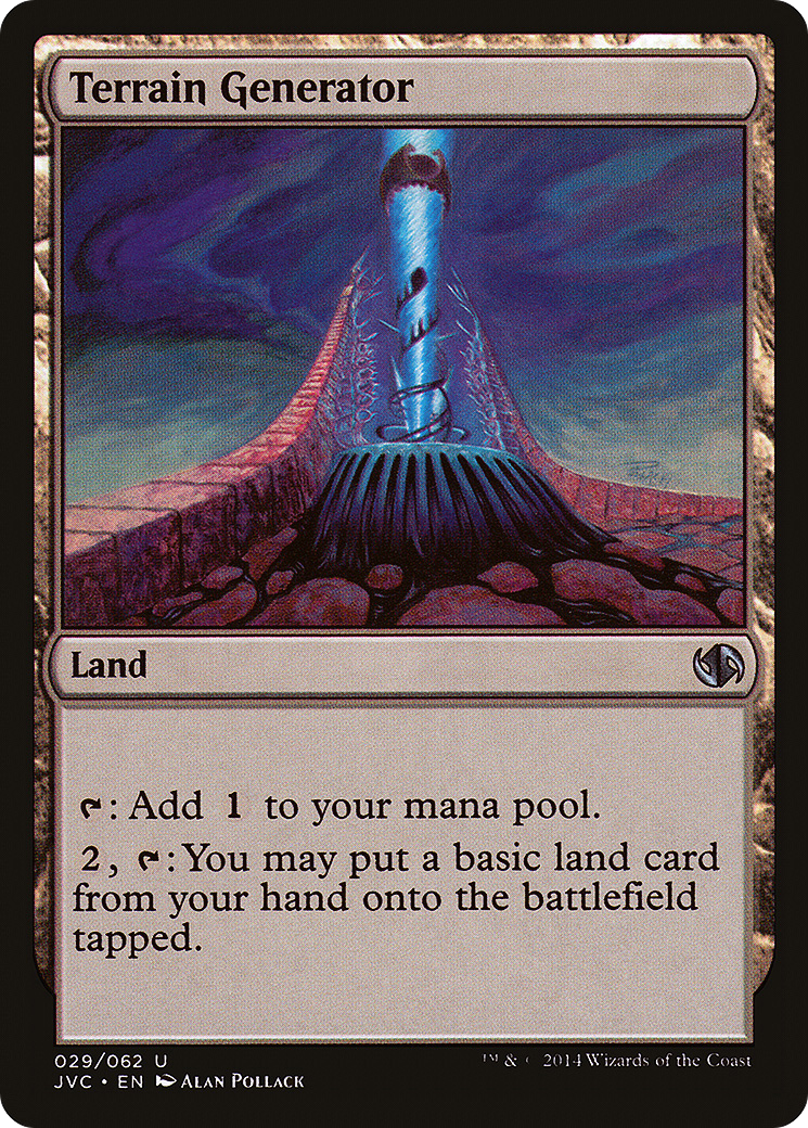 Terrain Generator (JVC-029) - Duel Decks Anthology: Jace vs. Chandra - Premium MTG Single from Wizards of the Coast - Just $0.71! Shop now at Game Crave Tournament Store