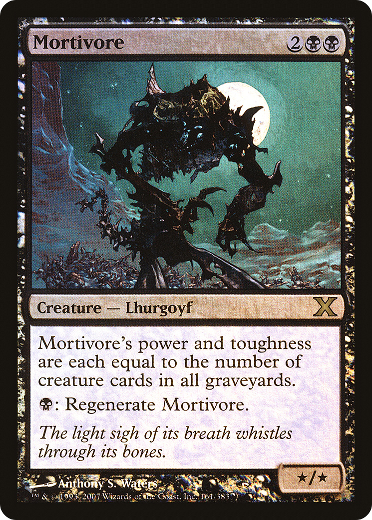 Mortivore (10E-161★) - Tenth Edition Foil - Premium MTG Single from Wizards of the Coast - Just $2.03! Shop now at Game Crave Tournament Store