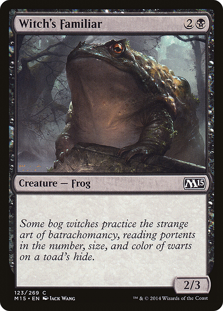 Witch's Familiar (M15-123) - Magic 2015 Foil - Premium MTG Single from Wizards of the Coast - Just $0.25! Shop now at Game Crave Tournament Store