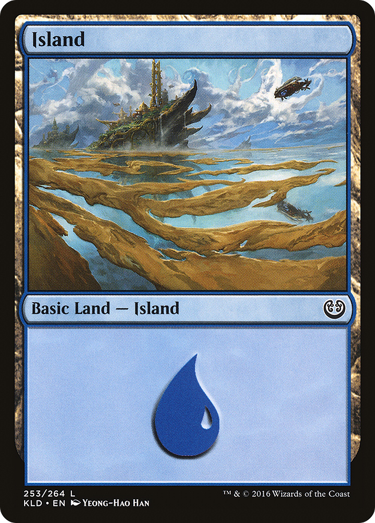 Island (KLD-253) - Kaladesh Foil - Premium MTG Single from Wizards of the Coast - Just $0.08! Shop now at Game Crave Tournament Store