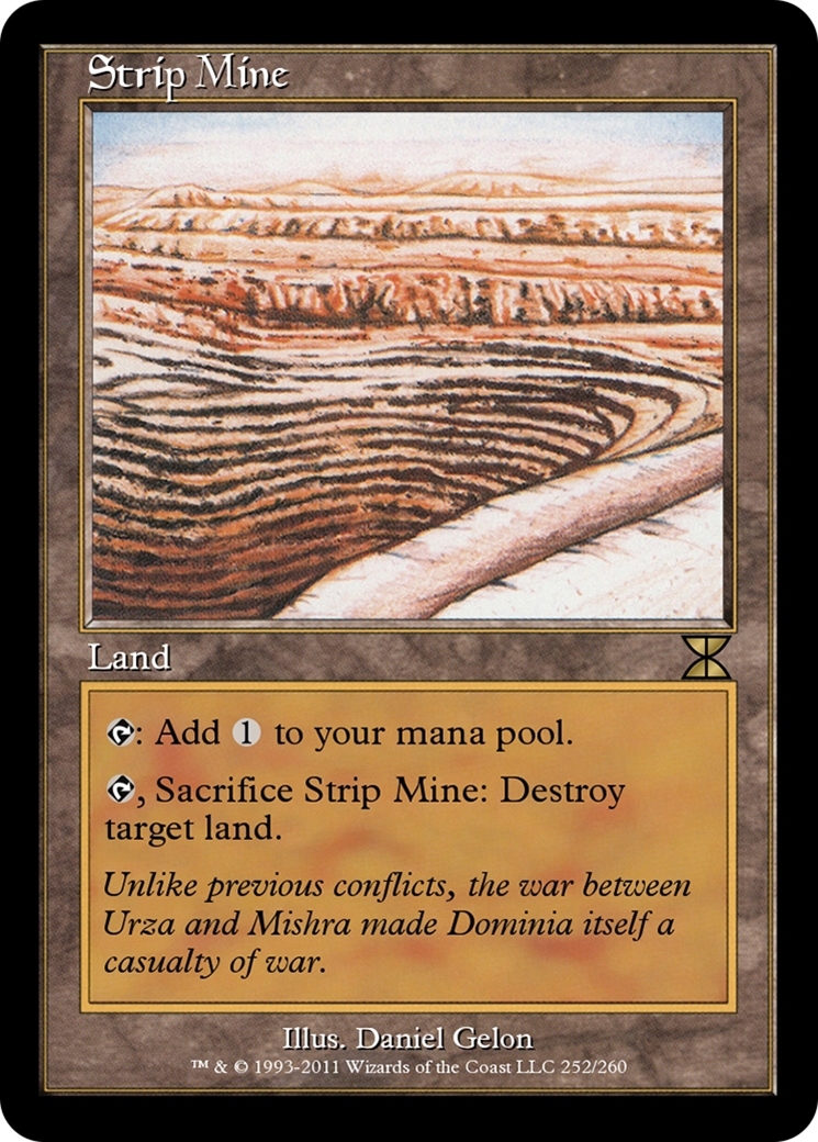 Strip Mine (ME4-252) - Masters Edition IV - Premium MTG Single from Wizards of the Coast - Just $0! Shop now at Game Crave Tournament Store