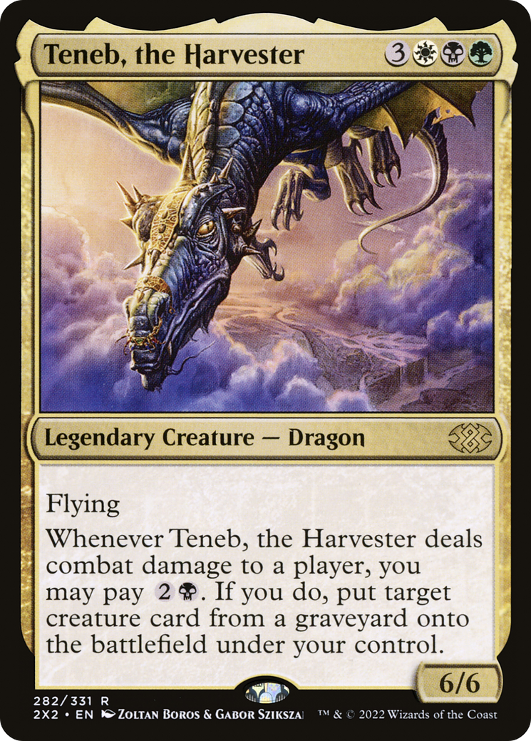 Teneb, the Harvester (2X2-282) - Double Masters 2022 - Premium MTG Single from Wizards of the Coast - Just $1.26! Shop now at Game Crave Tournament Store