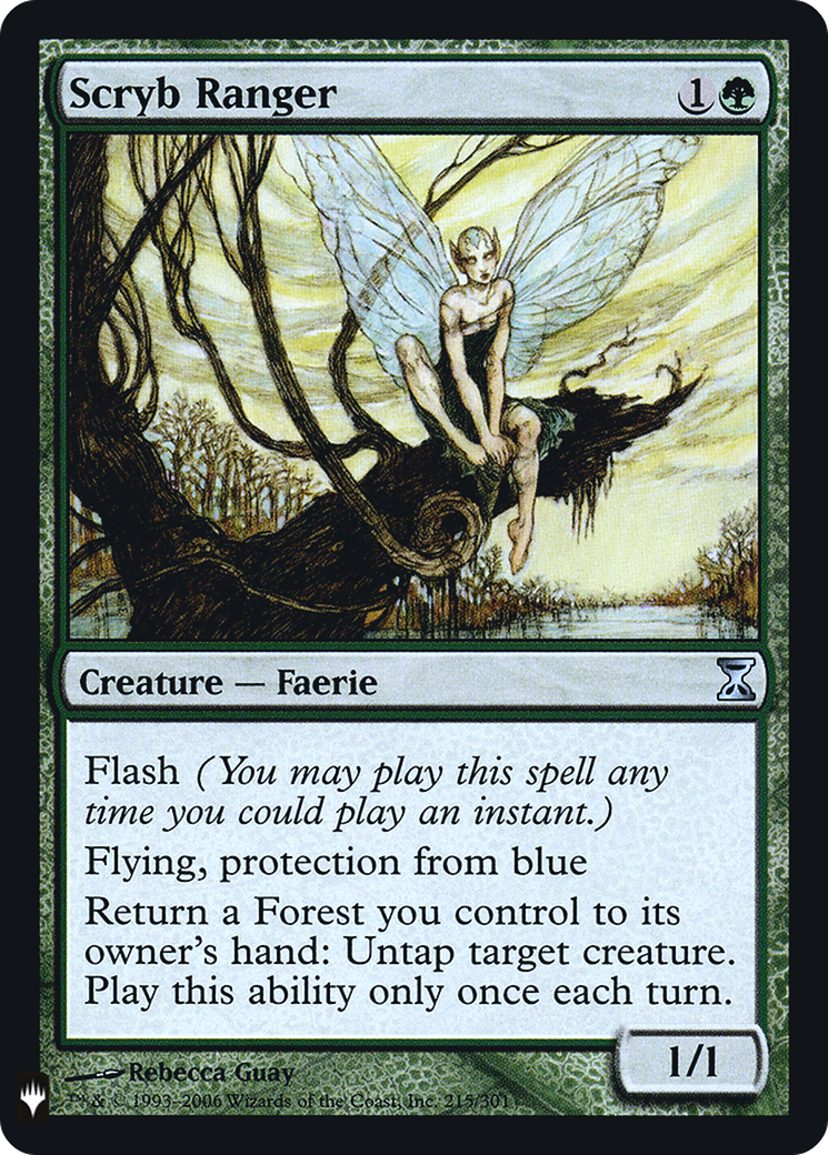 Scryb Ranger (FMB1-079) - Mystery Booster Retail Edition Foils Foil - Premium MTG Single from Wizards of the Coast - Just $0.10! Shop now at Game Crave Tournament Store