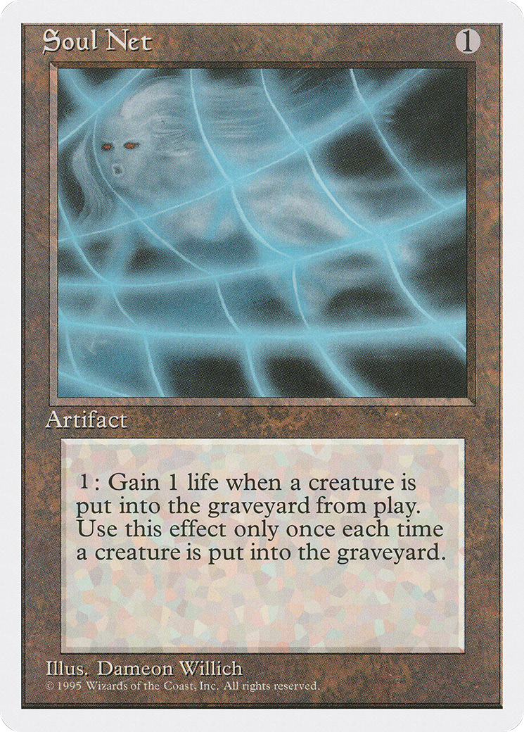 Soul Net (4ED-346) - Fourth Edition - Premium MTG Single from Wizards of the Coast - Just $0.08! Shop now at Game Crave Tournament Store
